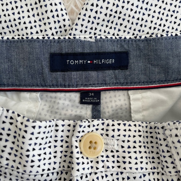 Tommy Hilfiger Gray Patterned Men Shorts size 34 - Picture 4 of 13